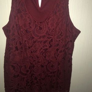 FOREVER 21+ LACE BLOUSE